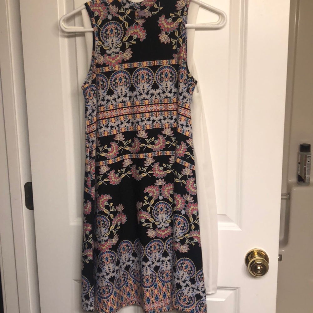 Black floral Dress